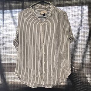 Oversized button down